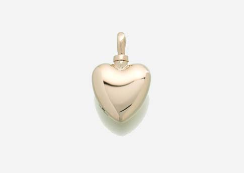 Small Heart Pendant- Gold Vermeil Image