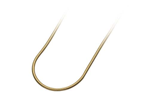 20 Inch Snake Chain - Gold Vermeil Image