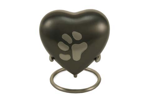 Keepsake Heart- Single Paw Slate Image