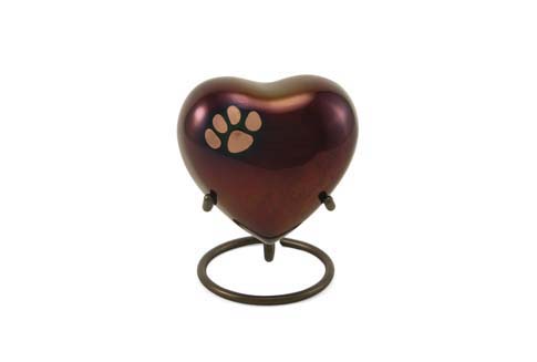 Keepsake Heart- Single Paw Raku Image