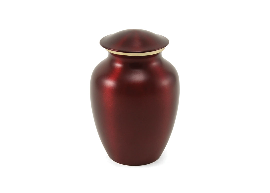 Classic Pet Urn- Crimson Image