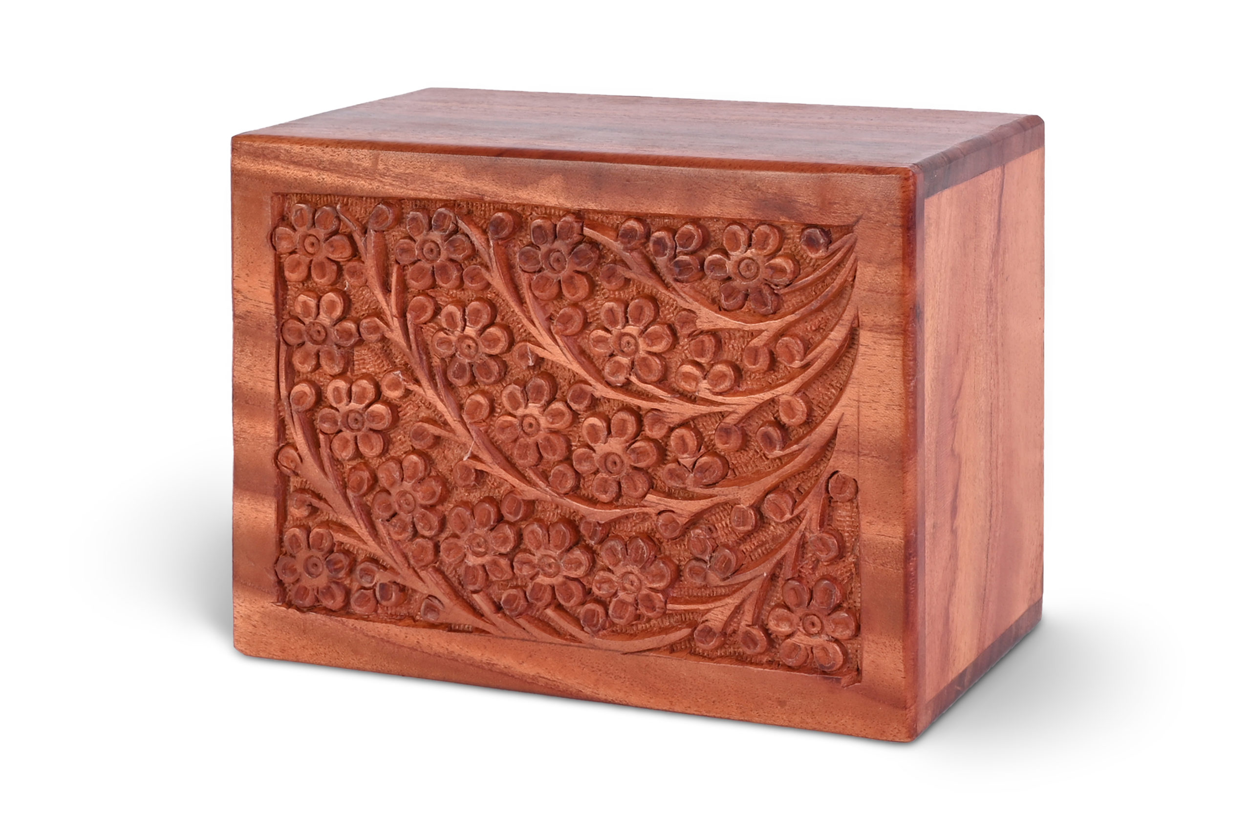 Hand-Carved Rosewood Standard Urn Image